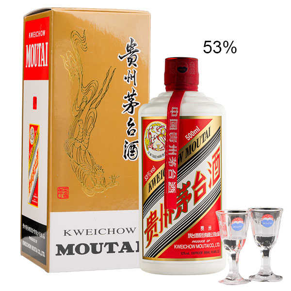 Kweichow Moutai 500ml 53%（Buy Kweichow Moutai 53% 50 Years